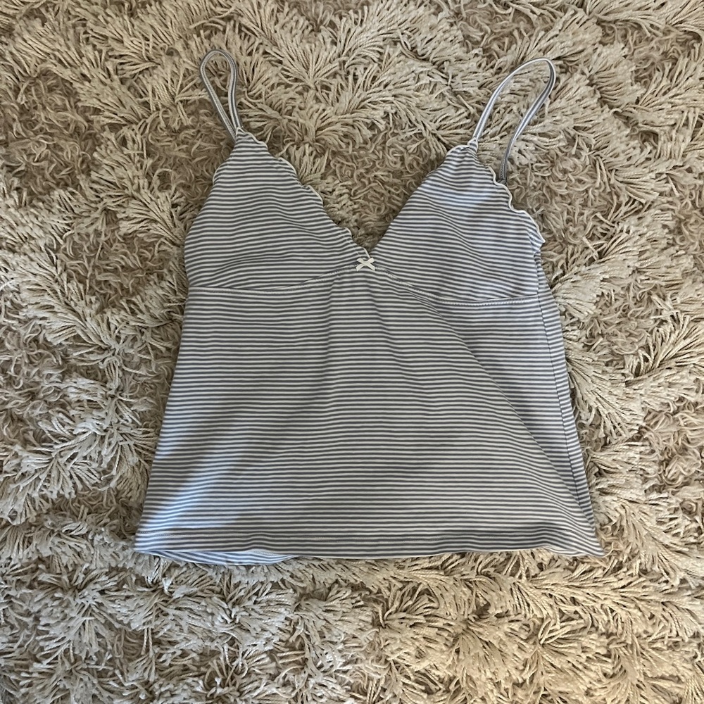 Striped Blue John Gault top